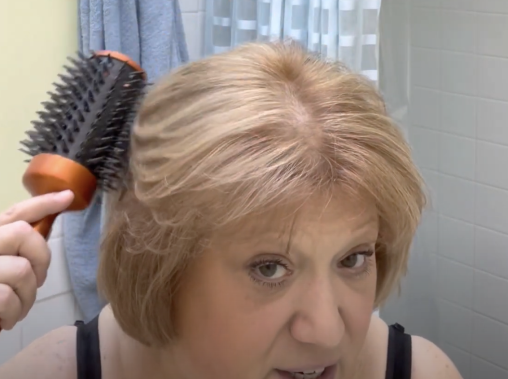 Frosting hair highlighting