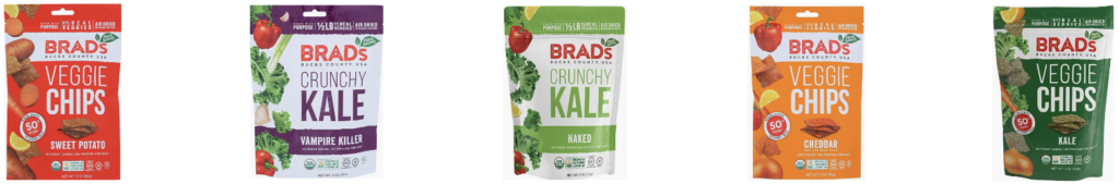 Brad's Organic Chips and Snack Banner