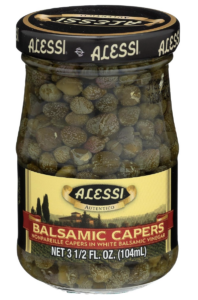 Alessi Capers in their patented white balsamic vinegar.