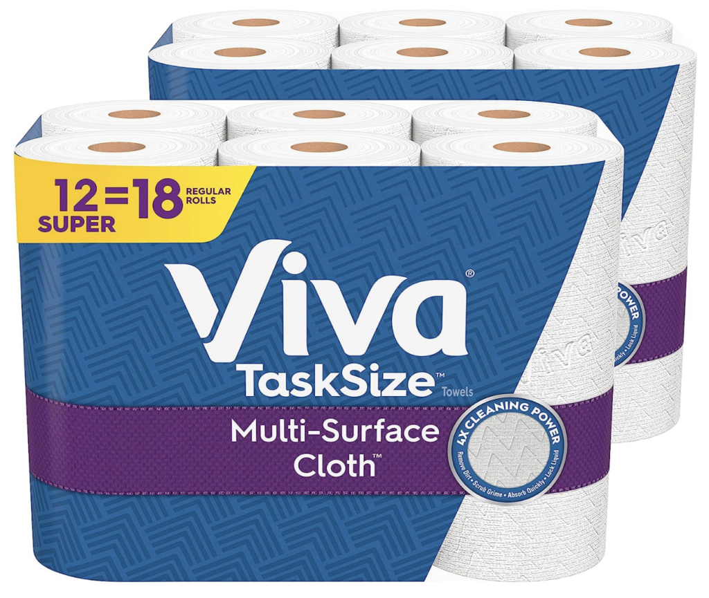 Viva Multi-Surface Cloth Paper Towels, Task Size